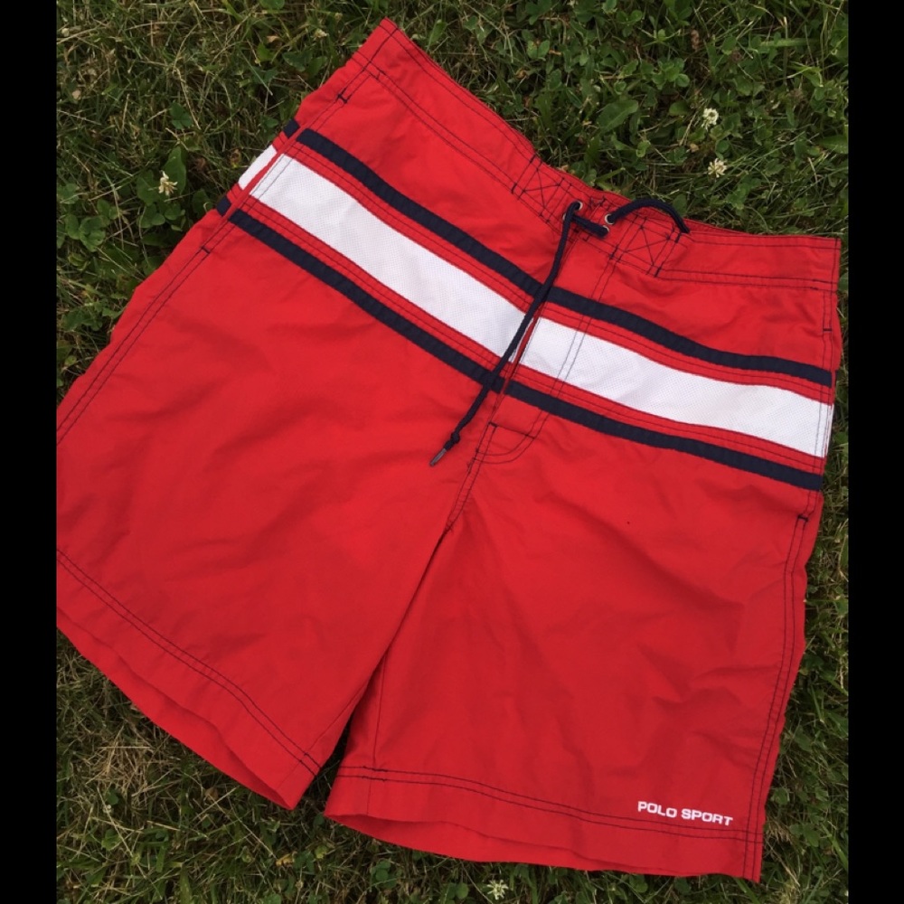 Vintage Polo Sport Ralph Lauren Swim Trunks